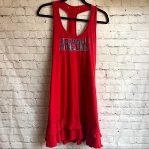 University of Arizona red razorback dress.